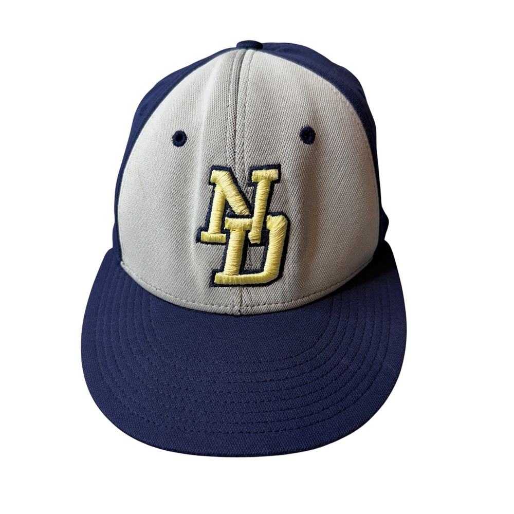 Norte Dame OC Sports Hat Men M/L Navy Fighting Irish Pro-Fly Eco3 Fitted Cap